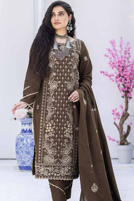 3 Piece Khaddar Embroidered RJ-01