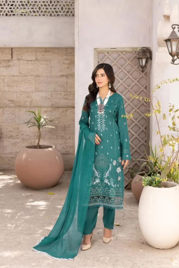 Premium Lawn Embroidered Festive Collection RJ-04