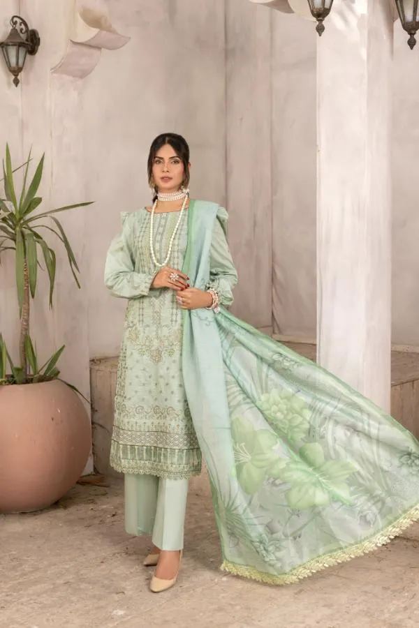 Premium Lawn Embroidered Festive Collection RJ-06