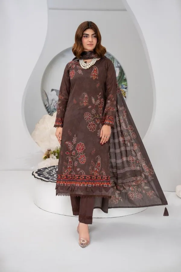 Libas-E-Khas (3 Piece Digital Print Lawn) RJ-08