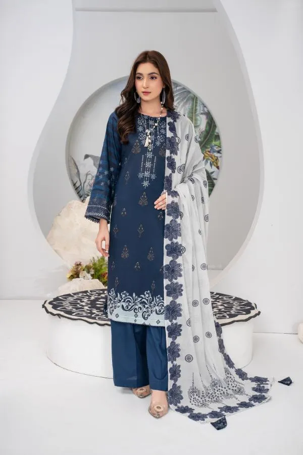 Libas-E-Khas (3 Piece Digital Print Lawn ) RJ-01