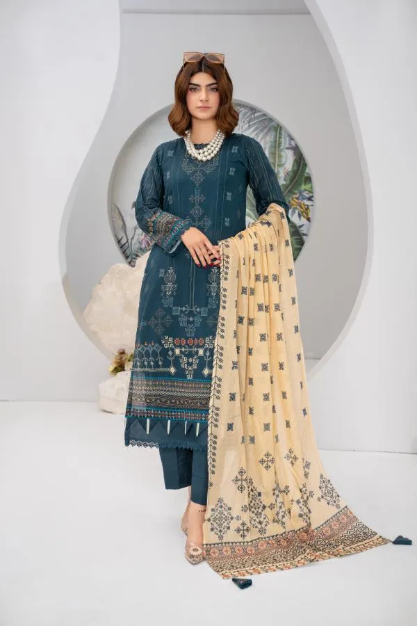 Libas-E-Khas (3 Piece Digital Print Lawn) RJ-10