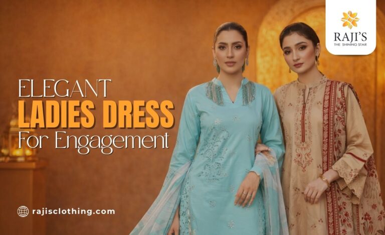 Elegant Ladies Dress for Engagement in Pakistan