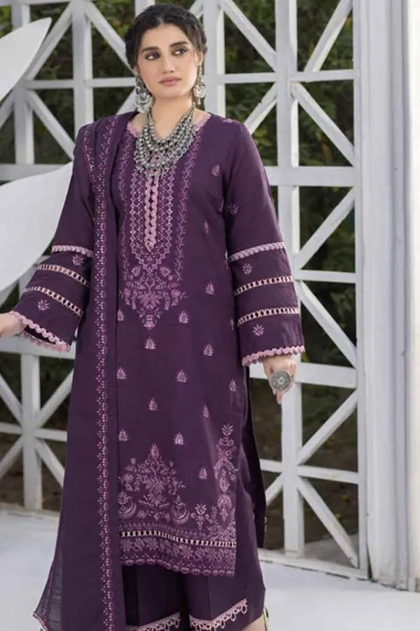 3 Piece Khaddar Embroidered RJ-05