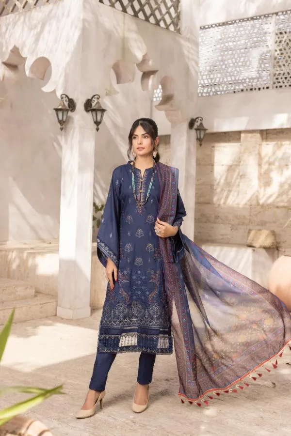 Premium Lawn Embroidered Festive Collection RJ-08